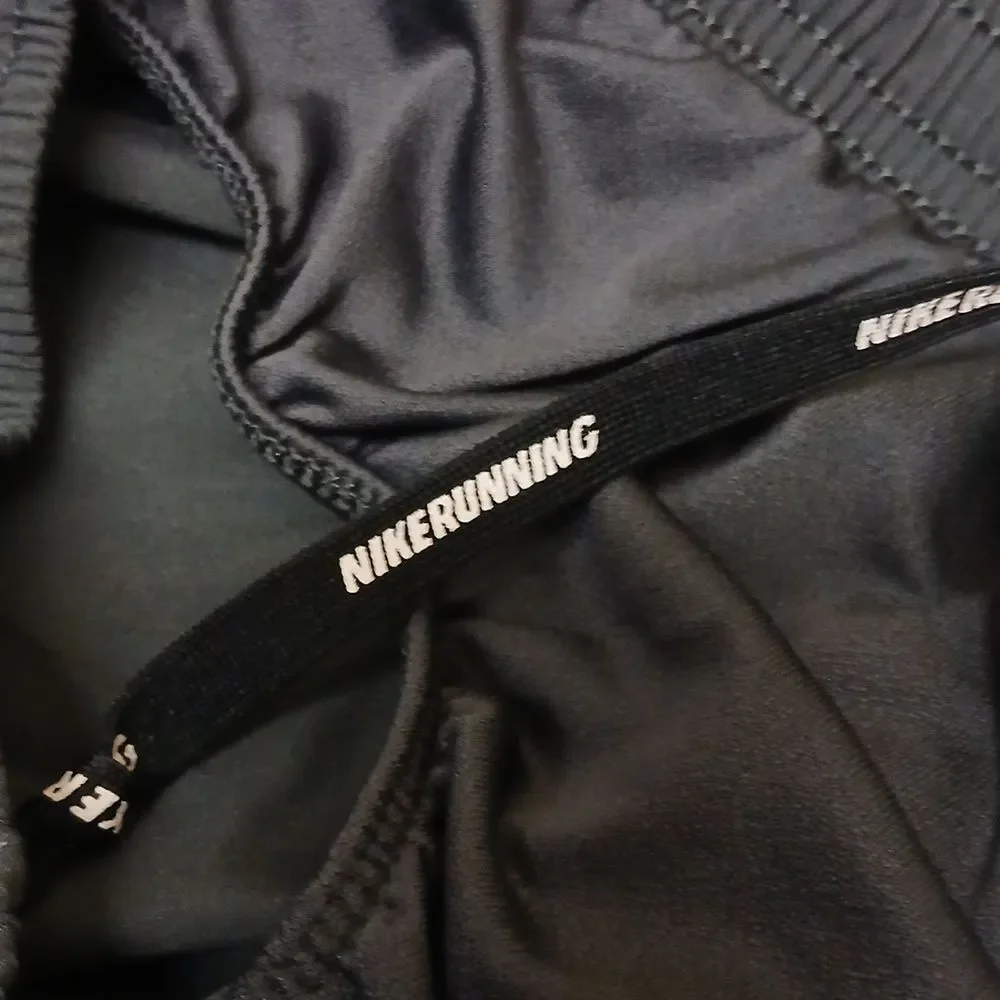 Nike Women's Black and Purple Shorts Size M, Athletic Running Shorts